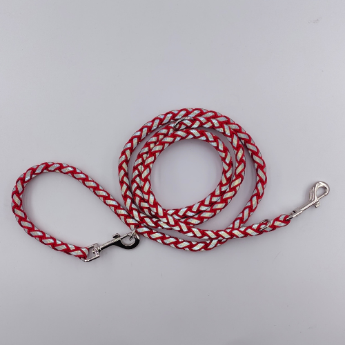 Adjustable reflective braided dog rope leash Adjustable reflective braided dog rope leash