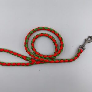 Hand made braided Mixcolor strong dog Traction leash