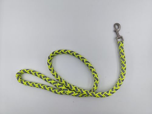 Reflective training dog leash round Heavy Duty Woven rope--green eflective training dog leash round Heavy Duty Woven rope--green