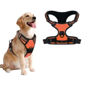 New Personalized Tactics Reflective Dog Training Harness No Pull with Soft Padding