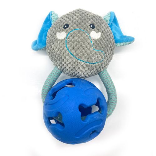 Custom Non-Toxic Rubber TPR Plush Dog Toys Chew Interactive Teeth Cleaning Toy Custom Non-Toxic Rubber TPR Plush Dog Toys Chew Interactive Teeth Cleaning Toy