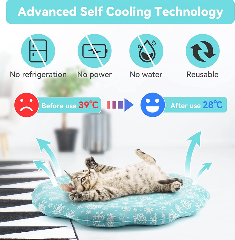 Advanced Self Cooling Technology pet cooling mat