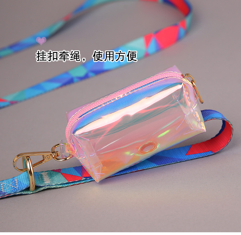 Fashion Leak-Proof Poop Bag Dispenser - Stylish & Shiny Pet Accessory