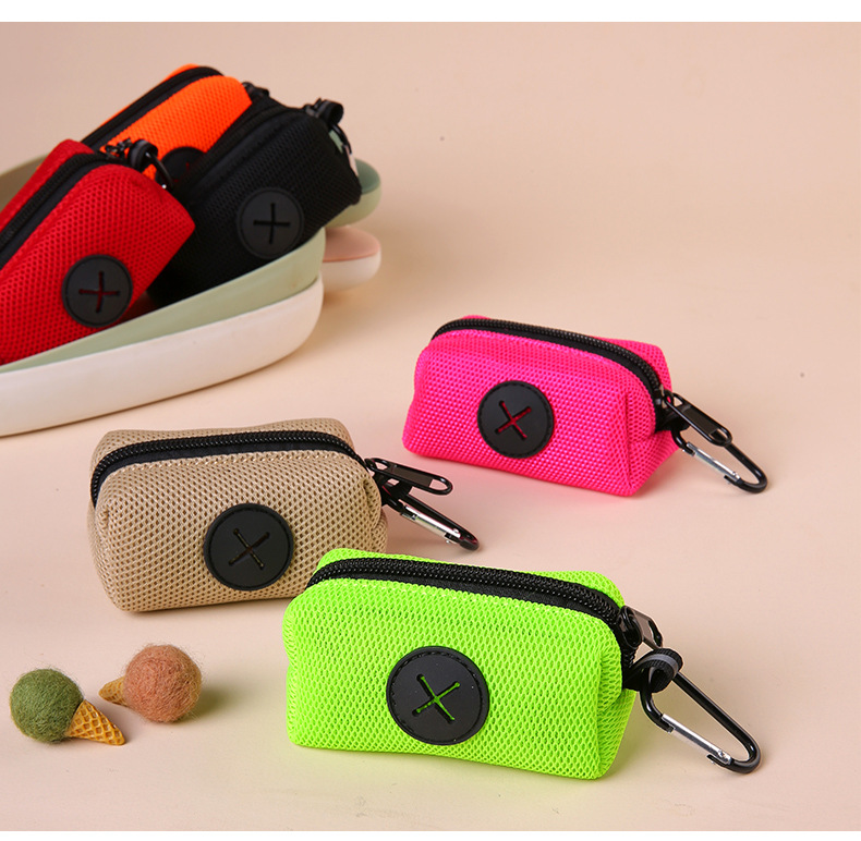 Multi-Color Lightweight Portable Dog Poop Bag Holder for Leash