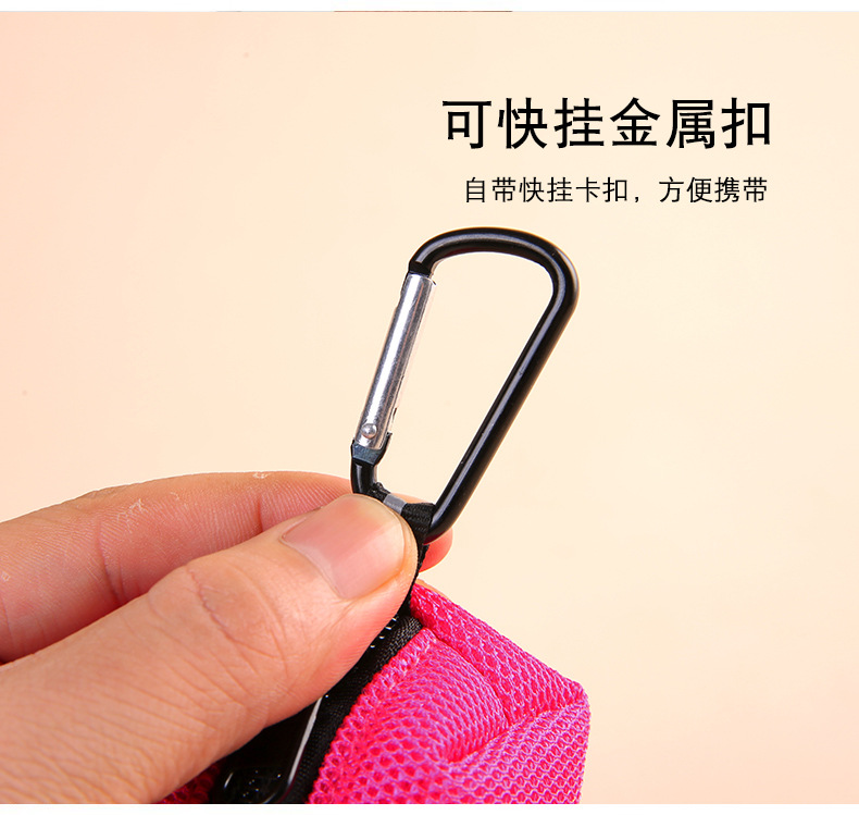 Multi-Color Lightweight Portable Dog Poop Bag Holder for Leash