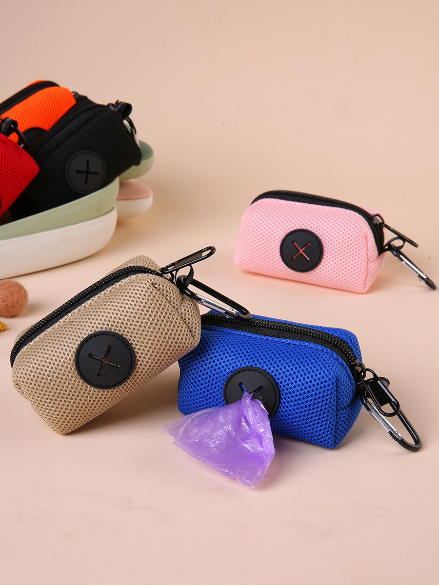 Multi-Color Lightweight Portable Dog Poop Bag Holder for Leash