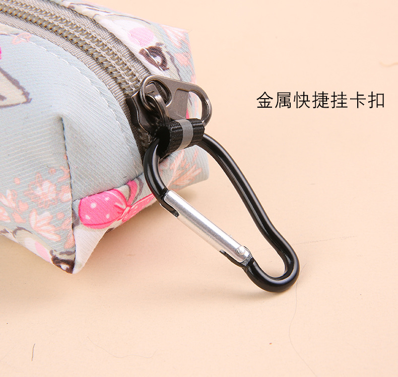 Pattern Print Neoprene Dog Poop Bag Holder - Pet Training Poop Dispenser, Leak-Proof