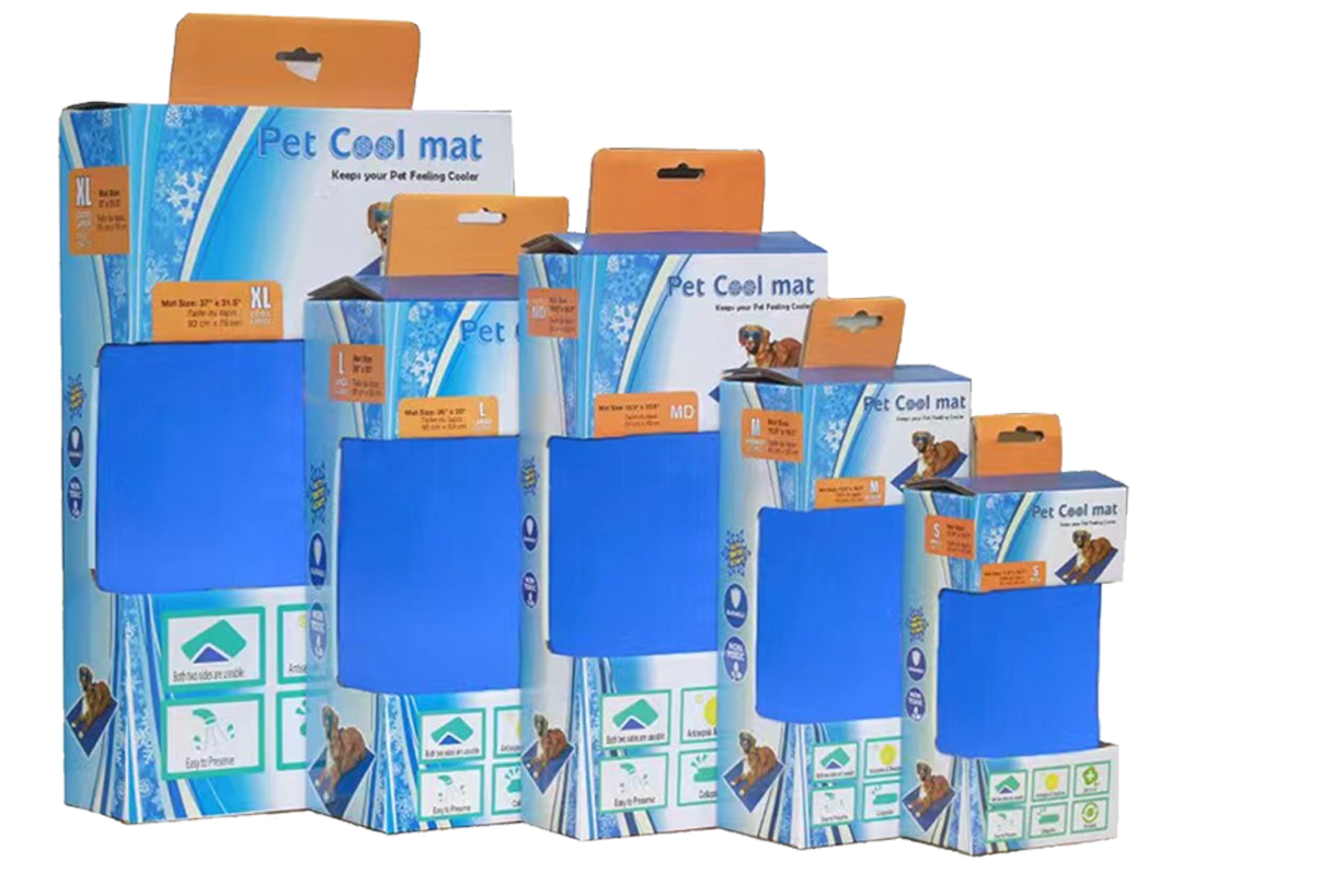 Pet Cool Mat sizes from S to XL
